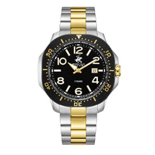 Load image into Gallery viewer, Beverly Hills Polo Club 5 Year Black Dial Two-Tone Date
