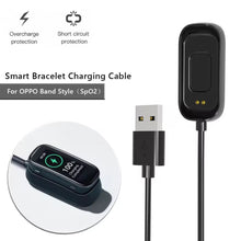 Load image into Gallery viewer, USB-A Charger for OPPO Band Style (Black) 1m - Oppo Watch
