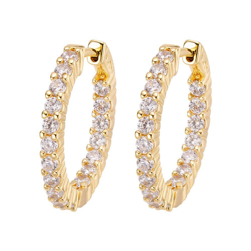 Big Daddy Hoop Diamond Earring - Earring