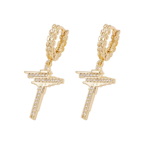 Big Daddy Dangle Hoop Earring - Earring