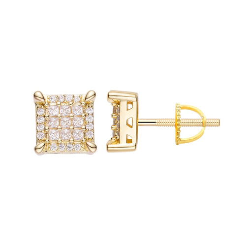Big Daddy Emerald Cut Diamond Earring - Earring