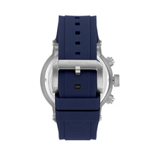 Load image into Gallery viewer, Quantum Hunter Men’s Dark Blue Dial Chronograph Watch –
