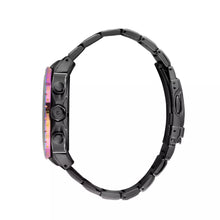 Load image into Gallery viewer, Quantum Black Dial Metal Strap Men’s Watch HNG813.650
