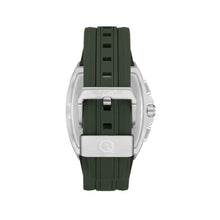 Load image into Gallery viewer, Quantum Men’s Green Chronograph Silicone Strap Watch –
