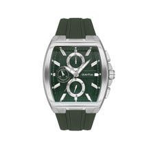 Load image into Gallery viewer, Quantum Men’s Green Chronograph Silicone Strap Watch –
