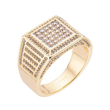 Load image into Gallery viewer, Big Daddy Square Diamond Iced Out Ring - Ring
