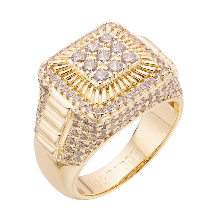 Big Daddy Rollie Iced Out Diamond Ring - Ring