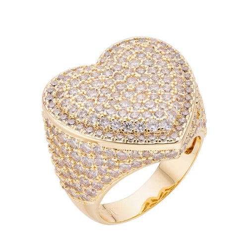 Big Daddy ’Heart’ Iced Out Ring - Ring