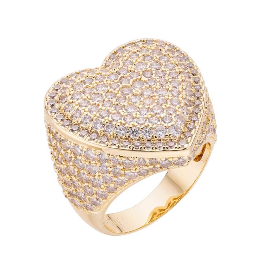 Big Daddy ’Heart’ Iced Out Ring - Ring