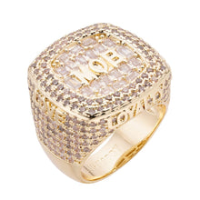 Load image into Gallery viewer, Big Daddy ’MOB’ Iced out Baguette Diamond Ring - Ring
