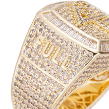 Load image into Gallery viewer, Big Daddy ’4 Pockets Full’ Baguette Iced Out Ring - Ring
