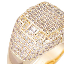 Load image into Gallery viewer, Big Daddy Swagger Full Cluster Iced Out Ring - Ring
