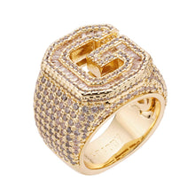 Load image into Gallery viewer, Big Daddy Top G Iced Out Baguette Diamond Ring - Ring
