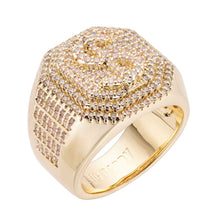 Load image into Gallery viewer, Big Daddy Dollar Sign Iced Out Ring - Ring
