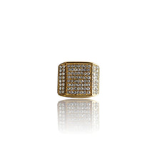 Load image into Gallery viewer, Big Daddy Iced Out Square Bling Ring - Ring
