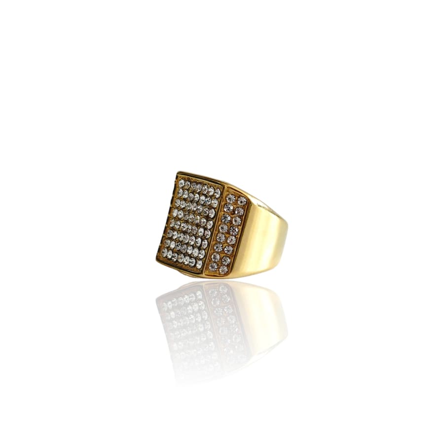 Big Daddy Iced Out Square Bling Ring - Ring