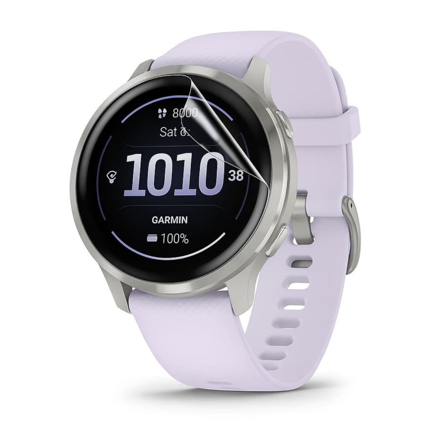 Case For Garmin Venu 4 45mm,NOUKAJU Protective Cover Smartwatch, Built-in 9H Tempered Glass Film, Hard PC,Easy To Install,Screen Protector For Garmin Venu 4 45mm Smart Watch(Clear