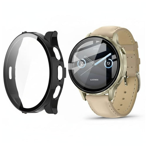Garmin Venu 4 41mm - Protective Case (Black) - Watch Screen