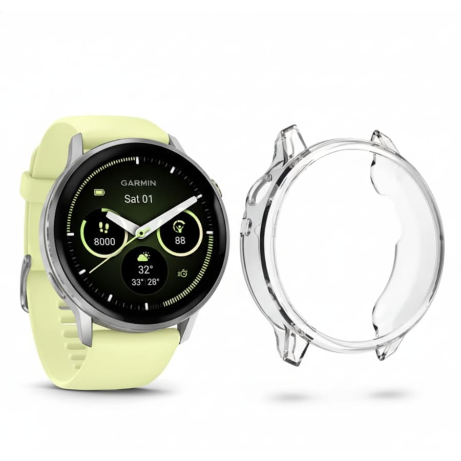 Garmin Venu 4 45mm - Protective Case (Clear) - Watch Screen
