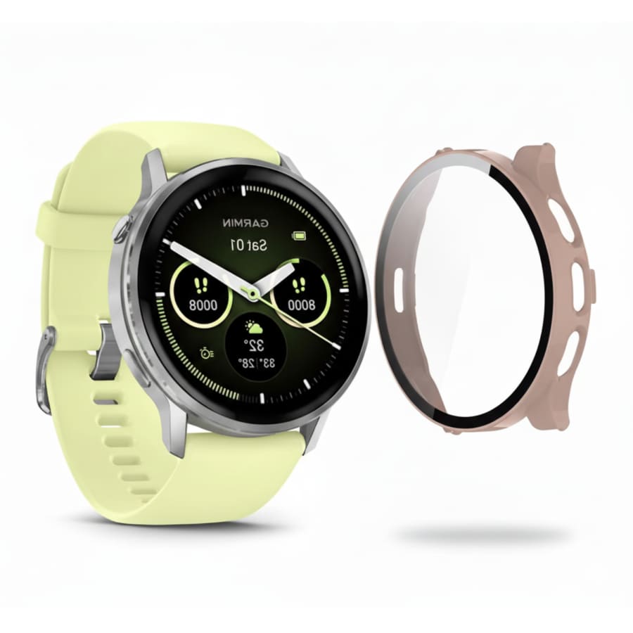 Garmin Venu 4 45mm - Protective Case (Pink) - Watch Screen