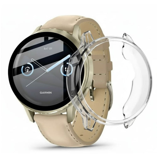 Garmin Venu 4 41mm - Protective Case (Clear) - Watch Screen