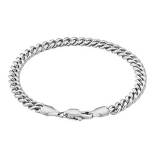 Load image into Gallery viewer, Big Daddy 5mm Cuban Link Silver Bracelet - Bracelet
