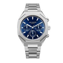 Load image into Gallery viewer, Lee Cooper Malo Multifunction Blue Dial Silver Watch
