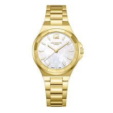Load image into Gallery viewer, Lee Cooper Classic White MOP Dial Gold Watch - LC08286.120
