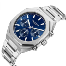 Load image into Gallery viewer, Lee Cooper Malo Multifunction Blue Dial Silver Watch
