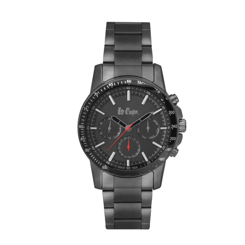 Lee Cooper Men’s Multi-Function Analog Black Dial Watch –