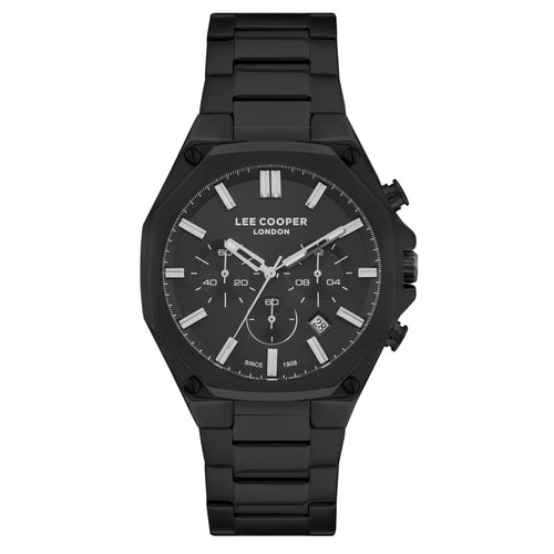 Lee Cooper Men’s Chronograph Analog Black Dial Watch –