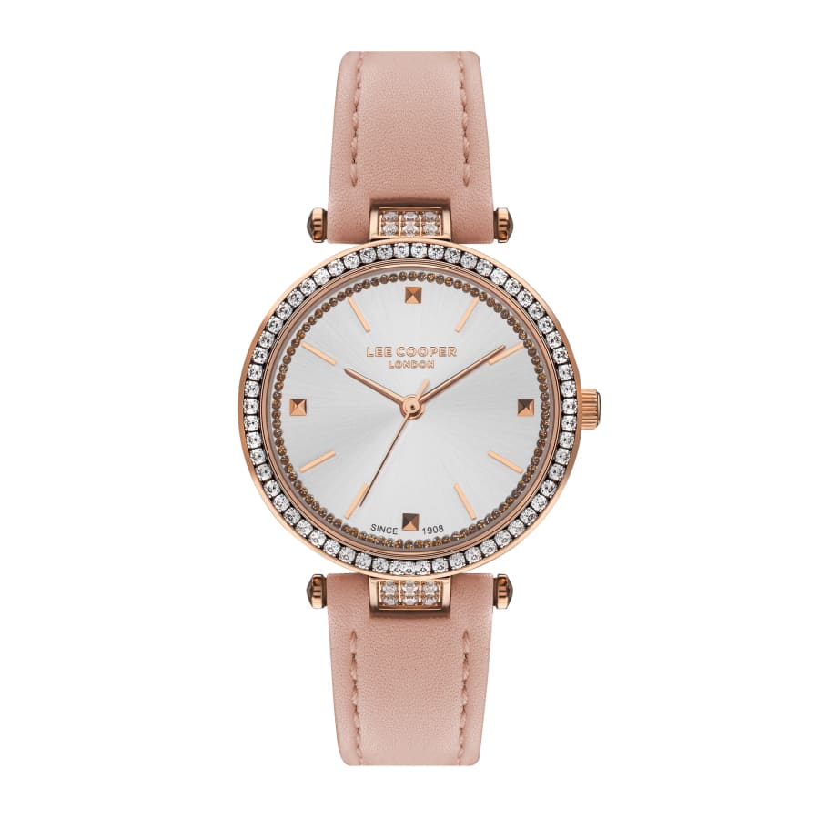 Lee Cooper Women’s Analog Silver Dial Watch – LC07463.437