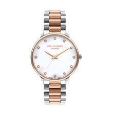 Load image into Gallery viewer, Lee Cooper Women’s 36 MM Silver &amp; Rose Gold Analog
