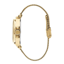 Load image into Gallery viewer, Lee Cooper Men’s Gold Analog Skull Dial Mesh Strap Watch –
