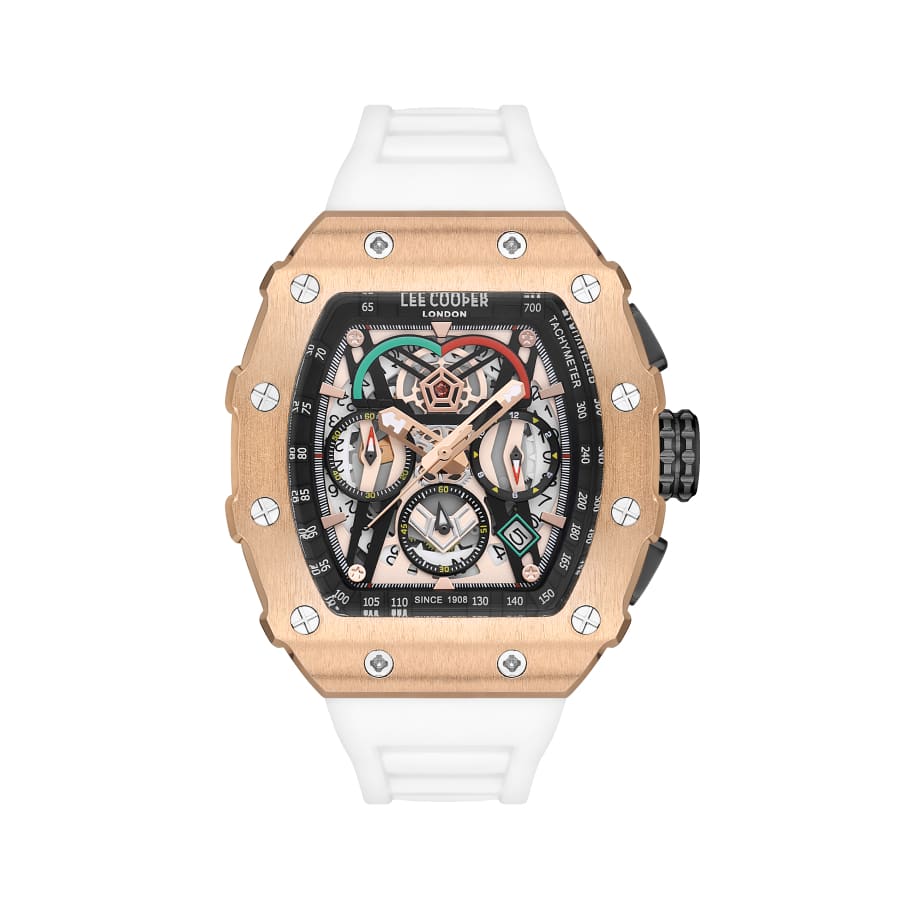 Lee Cooper Men’s Multi-Function Analog Rose Gold Dial Watch