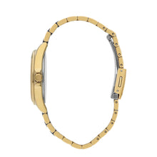 Load image into Gallery viewer, Lee Cooper Women’s 34 MM Gold Analog Navy Blue Dial Watch –
