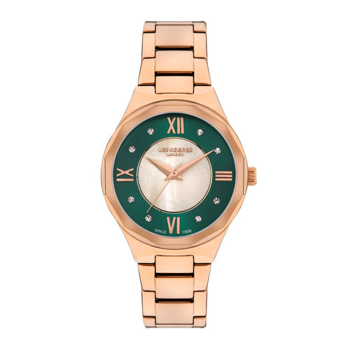 Lee Cooper Women’s 32 MM Rose Gold Analog Stainless Steel