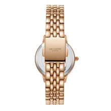 Load image into Gallery viewer, Lee Cooper Women’s 33 MM Rose Gold Analog Metal Strap Watch

