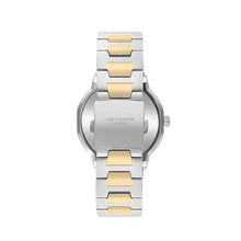 Load image into Gallery viewer, Lee Cooper Men’s 43 MM Silver &amp; Gold Analog Stainless Steel
