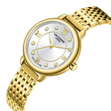 Load image into Gallery viewer, Lee Cooper Elegance Silver Dial Gold Watch - LC08287.130
