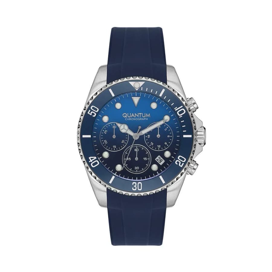 Quantum Men’s Blue Dial Chronograph Watch – PWG1099.399