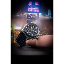 Load image into Gallery viewer, Quantum Powertech Men’s Blue Dial Chronograph Watch –
