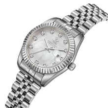 Load image into Gallery viewer, Beverly Hills Polo Club All Silver Diamond Date Watch
