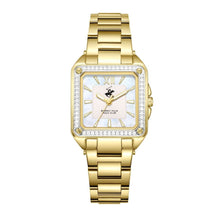 Load image into Gallery viewer, Beverly Hills Polo Club All Gold Square Diamond Watch
