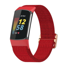 Load image into Gallery viewer, Fitbit Charge 6 Strap - Fitbit Charge 6 / Nylon Strap / Red
