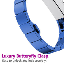 Load image into Gallery viewer, Fitbit Alta HR Strap Steel Link Bracelet (Blue) - Blue
