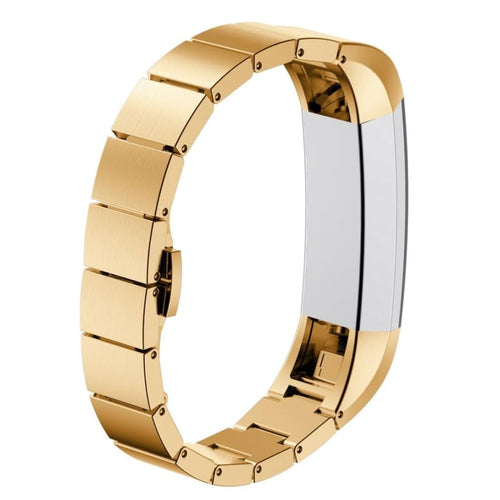 Fitbit Alta HR Strap Steel Link Bracelet (Gold) - Gold