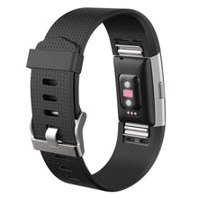 Load image into Gallery viewer, Fitbit Charge 2 Strap Classic Silicone (Black) - Black
