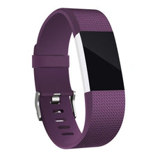 Load image into Gallery viewer, Fitbit Charge 2 Strap Classic Silicone (Purple) - Purple

