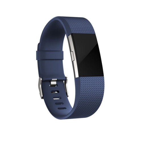 Fitbit Charge 2 Strap Classic Silicone (Navy) - Navy